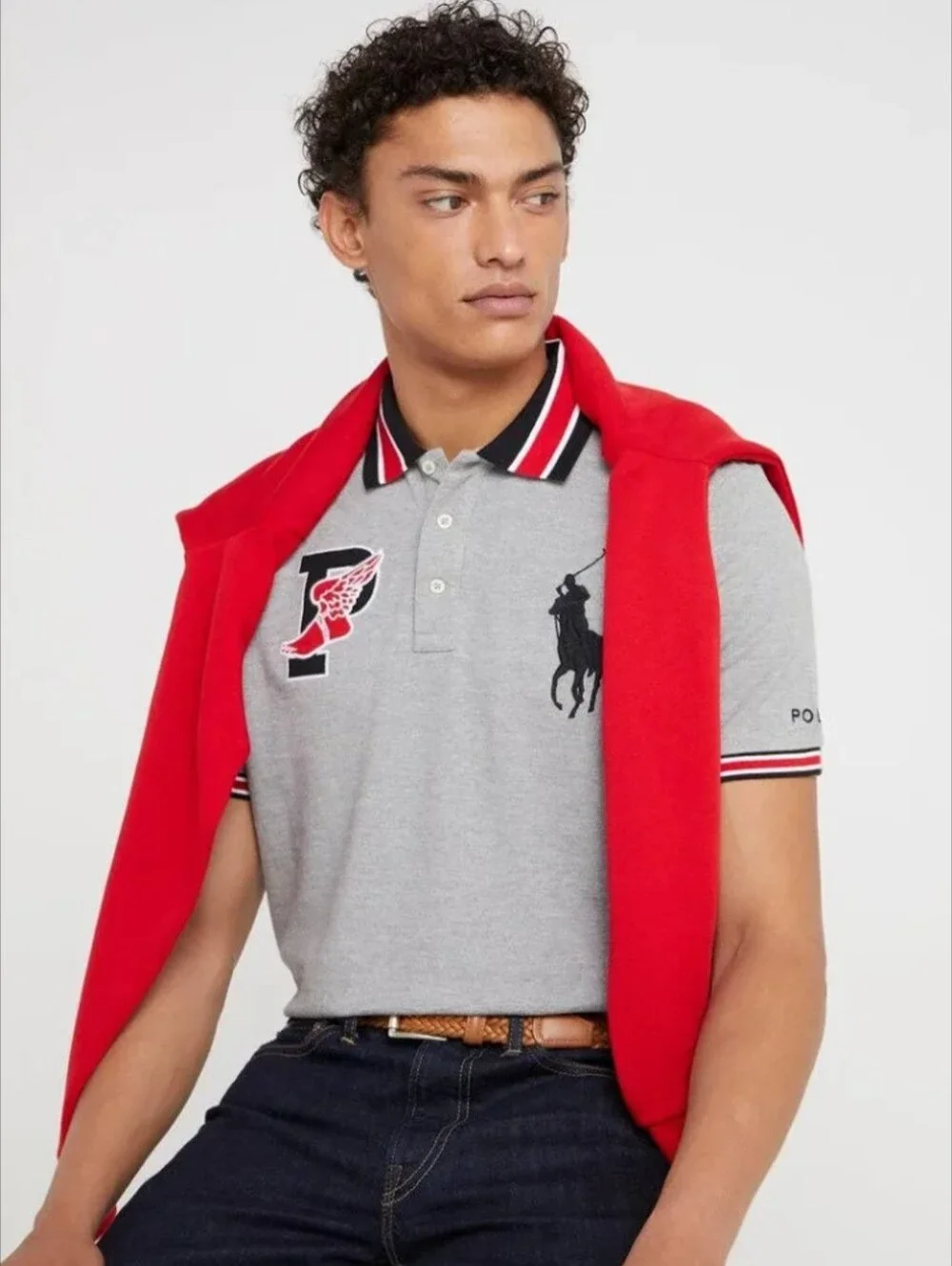 Polo Ralph Lauren P-Wing Mesh Polo Classic Fit Stadium Collection Size XL